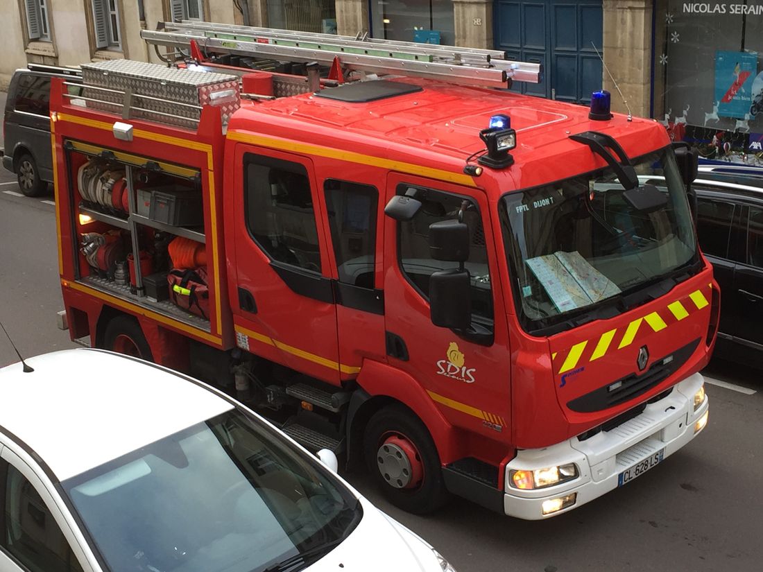 Un incendie a eu lieu ce mardi matin rue du Général Fauconnet, à Dijon 